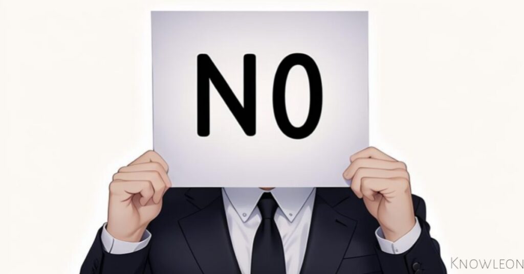 Learn to say no people. 