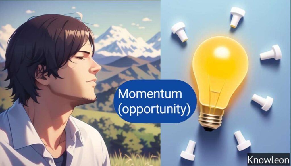 Getting the opportunity to get rich. 